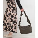 モカブラウン(042) | 【撥水】ドロストギャザーショルダーバッグ | SHOO・LA・RUE