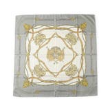 グレー(412) | 大判プリントスカーフ（88×88cm） | SHOO・LA・RUE