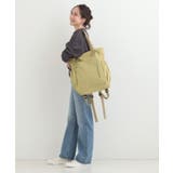 【撥水】トートにもなるスクエアリュック | SHOO・LA・RUE | 詳細画像4 