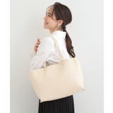 アイボリー(004) | 【A4】サイド配色トートバッグ | SHOO・LA・RUE