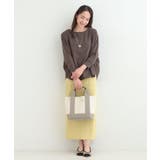 配色キャンバストートバッグ | SHOO・LA・RUE | 詳細画像2 