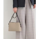 一枚革風3層ショルダーバッグ | SHOO・LA・RUE | 詳細画像3 