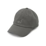 グレー(012) | 猫シルエット刺繍キャップ | SHOO・LA・RUE