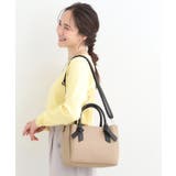 ベージュ(552) | ハンドルリボンデザイントートバッグ | SHOO・LA・RUE