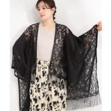 ブラック(019) | レースポンチョ | SHOO・LA・RUE