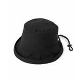 ブラック(019) | 【UV/吸水速乾】つば先UPハット | SHOO・LA・RUE