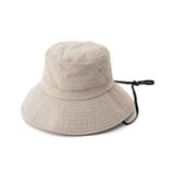 グレージュ(050) | 【UVカット／撥水】シェード付きベンチレーションハット | SHOO・LA・RUE