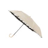 【折りたたみ傘/晴雨兼用/because】バンブーフリル | SHOO・LA・RUE | 詳細画像1 