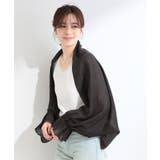 【ひんやり/2WAY】ストールにもなる ふんわりシアー楊柳ボレロ | SHOO・LA・RUE | 詳細画像9 