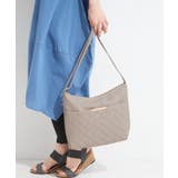 グレージュ(050) | ダブルフェイスキルトショルダーバッグ | SHOO・LA・RUE