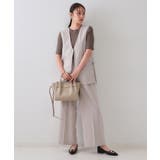 【軽量/2WAY/通勤対応】フロントベルトデザインミドルトートバッグ | OPAQUE.CLIP | 詳細画像15