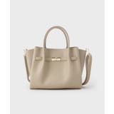 【軽量/2WAY/通勤対応】フロントベルトデザインミドルトートバッグ | OPAQUE.CLIP | 詳細画像22