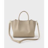 【軽量/2WAY/通勤対応】フロントベルトデザインミドルトートバッグ | OPAQUE.CLIP | 詳細画像24