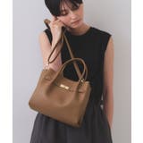 【軽量/2WAY/通勤対応】フロントベルトデザインミドルトートバッグ | OPAQUE.CLIP | 詳細画像7