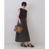 【軽量/2WAY/通勤対応】フロントベルトデザインミドルトートバッグ | OPAQUE.CLIP | 詳細画像8