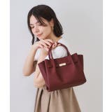 【軽量/2WAY/通勤対応】フロントベルトデザインミドルトートバッグ | OPAQUE.CLIP | 詳細画像9