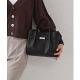 ブラック(019) | 【軽量/2WAY/通勤対応】フロントベルトデザインミドルトートバッグ | OPAQUE.CLIP