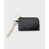 ブラック(019) | 【2WAY】合皮チャームカードケース | OPAQUE.CLIP