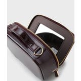 【2WAY/ミラー付き】エナメルバニティーポーチ | OPAQUE.CLIP | 詳細画像9 