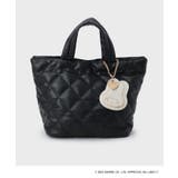 ブラック(019) | 【マイメロディ】キルティングミドルトートバッグ | OPAQUE.CLIP