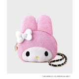 ライトピンク(870) | 【マイメロディ】フェイス型2WAYキラキラミニショルダー | OPAQUE.CLIP