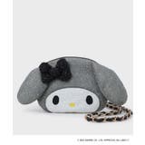グレー(812) | 【マイメロディ】たれ耳フェイス型2WAYキラキラミニショルダー | OPAQUE.CLIP