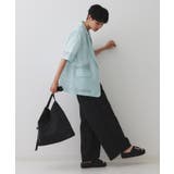 【A4サイズ対応/長さ調整可能】ダブルトライアングルデザインショルダーバッグ | OPAQUE.CLIP | 詳細画像4