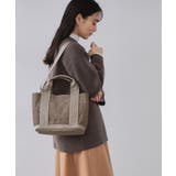 【2WAY／多ポケット】3層セパレートミドルトートバッグ | OPAQUE.CLIP | 詳細画像1 