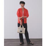 【2WAY】メッシュスクエアミドルトートバッグ | OPAQUE.CLIP | 詳細画像2