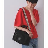 ブラック(019) | 【2WAY】メッシュスクエアミドルトートバッグ | OPAQUE.CLIP