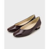 【抗菌防臭加工/生活防水】メタルパーツVフラットパンプス | OPAQUE.CLIP | 詳細画像6 