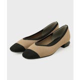 ベージュ(552) | 【抗菌防臭加工】ニットフラットパンプス | OPAQUE.CLIP