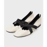 クロスゴムデザインバレエシューズ | OPAQUE.CLIP | 詳細画像2 