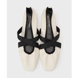 クロスゴムデザインバレエシューズ | OPAQUE.CLIP | 詳細画像5 