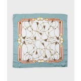 ミントグリーン(021) | 柄アソートスクエアスカーフ | OPAQUE.CLIP