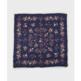 ネイビー(094) | 柄アソートスクエアスカーフ | OPAQUE.CLIP
