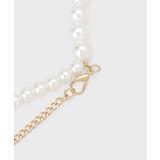 【マルチWAY】ネックレスにもなるパール調チェーンベルト | OPAQUE.CLIP | 詳細画像4 