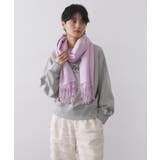 大判無地フリンジボリュームストール | OPAQUE.CLIP | 詳細画像5 