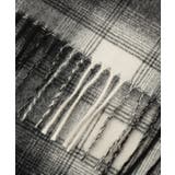 オンブレチェック大判ストール | OPAQUE.CLIP | 詳細画像4