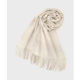 アイボリー(004) | オンブレチェック大判ストール | OPAQUE.CLIP