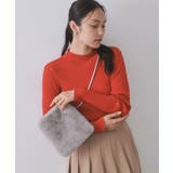 【11色展開】フェイクファースクエアミニポシェット | OPAQUE.CLIP | 詳細画像3 