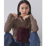 【11色展開】フェイクファースクエアミニポシェット | OPAQUE.CLIP | 詳細画像15 