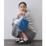 【11色展開】フェイクファースクエアミニポシェット | OPAQUE.CLIP | 詳細画像20 