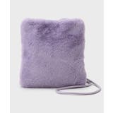 【11色展開】フェイクファースクエアミニポシェット | OPAQUE.CLIP | 詳細画像30 