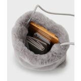 【11色展開】フェイクファースクエアミニポシェット | OPAQUE.CLIP | 詳細画像48 