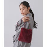 レッド(963) | 【11色展開】フェイクファースクエアミニポシェット | OPAQUE.CLIP