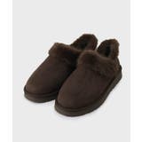 ブラウン(044) | 【2WAY】フェイクムートンシューズ | OPAQUE.CLIP