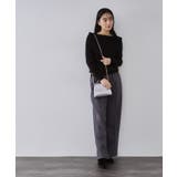 シャイニー合皮スクエアデザインチェーンミニショルダーバッグ | OPAQUE.CLIP | 詳細画像8 