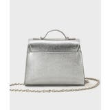 シャイニー合皮スクエアデザインチェーンミニショルダーバッグ | OPAQUE.CLIP | 詳細画像14 