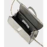 シャイニー合皮スクエアデザインチェーンミニショルダーバッグ | OPAQUE.CLIP | 詳細画像19 